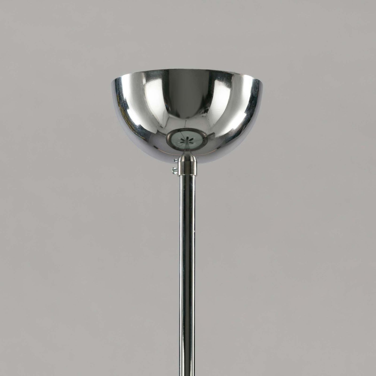 1950s ‘Halo’ Chrome Pendant By Josef Hůrka For Napako, 39 Cm photo Lighting