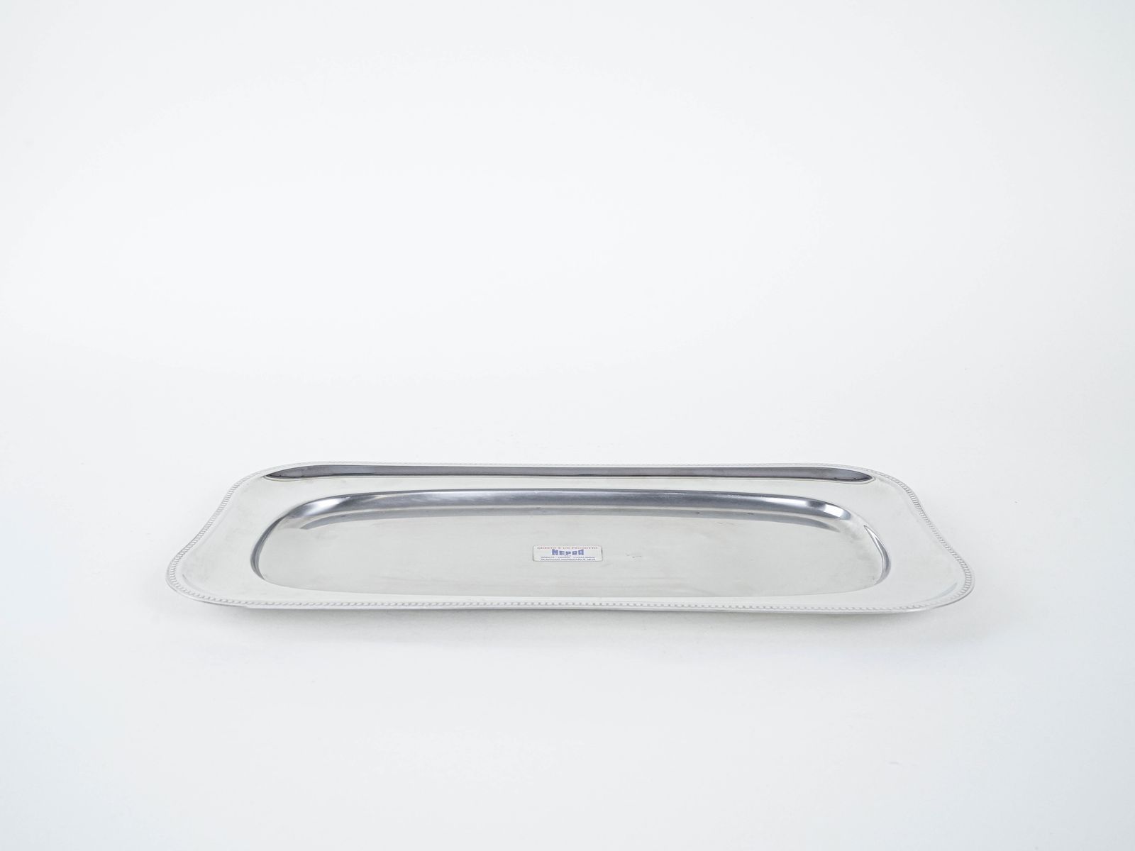 Steel Tray, Italian Design, 1970s, Manufactured By Mepra photo furniture