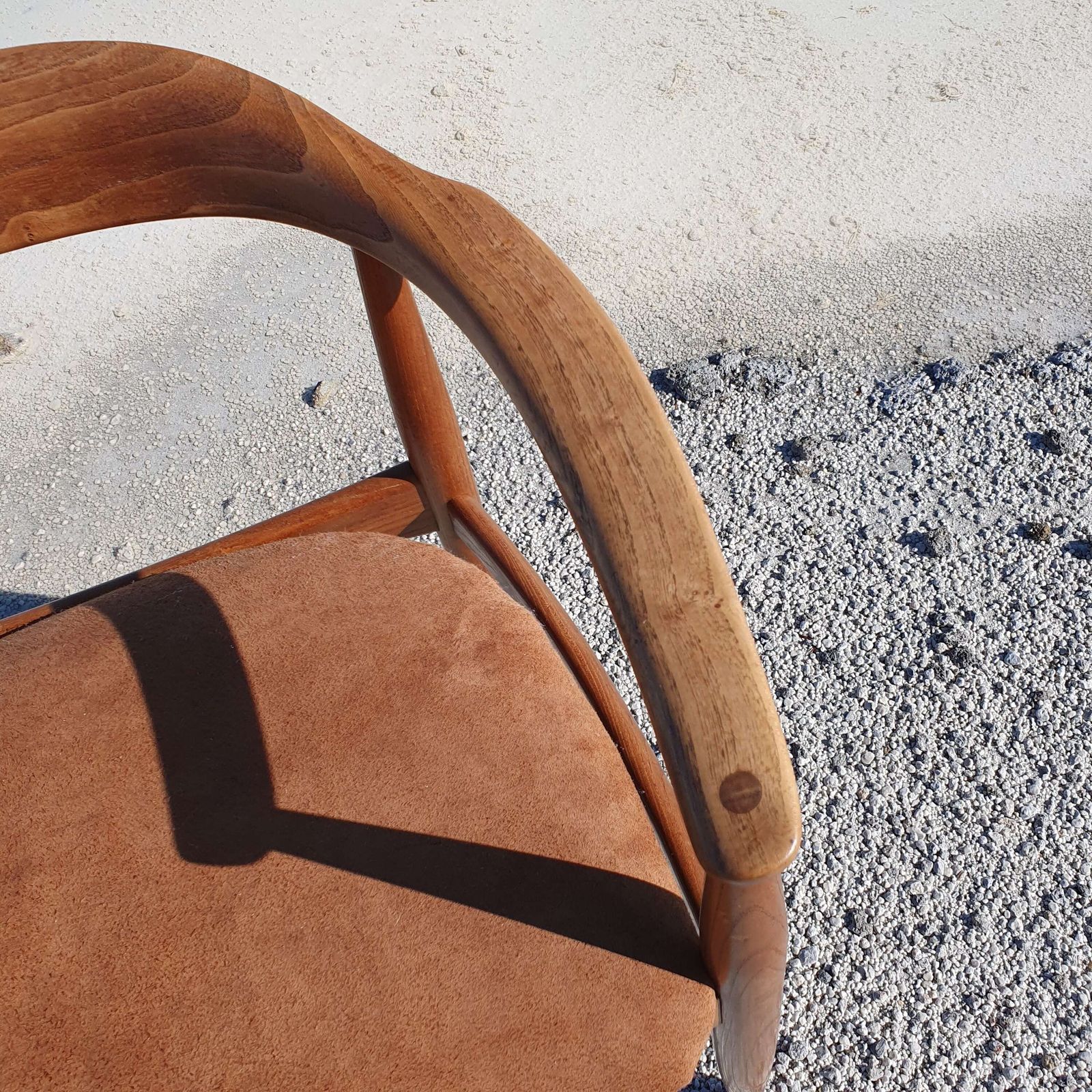 A Superb Side Chair Designed By Arne Wahl Iversen For Niels Elersen, Denmark 1959. photo vintage