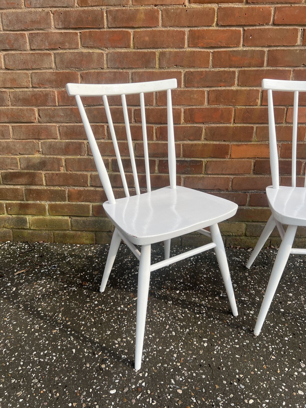 Vintage Pair Of 1960s Ercol 391 Dining Chairs photo furniture