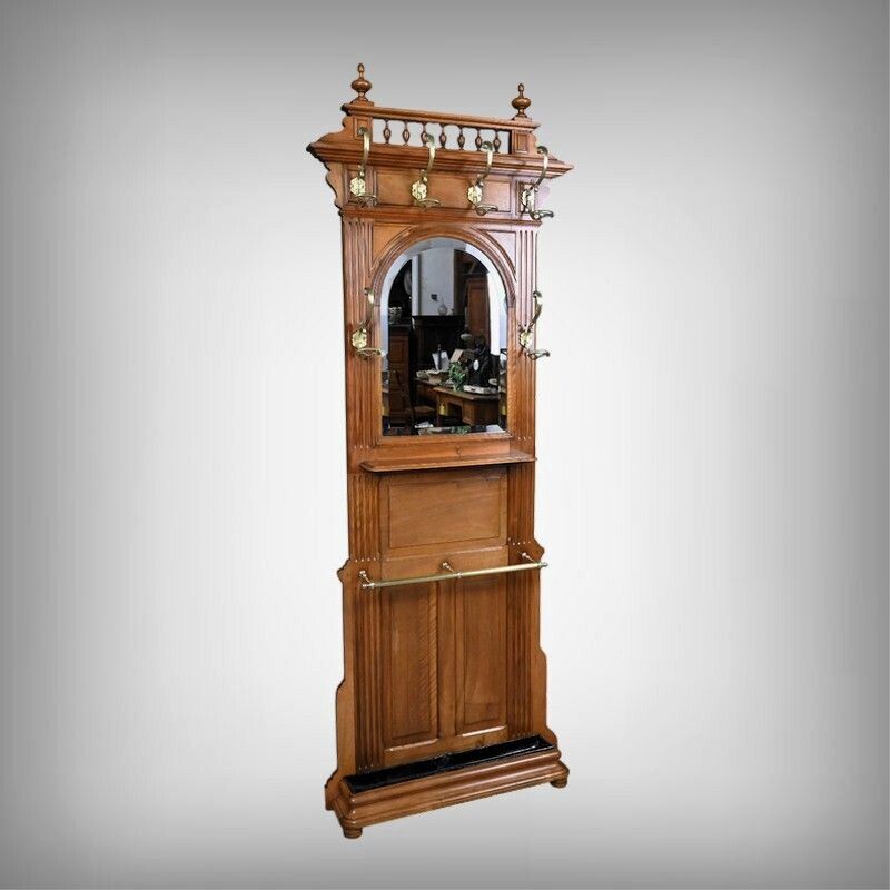 Oak Coat Rack/Cloakroom – 1900 photo furniture