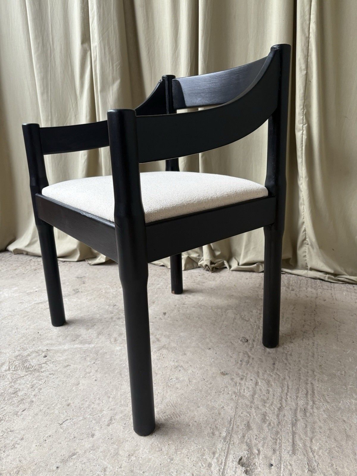 photo furniture Vtg Mid Century Vico Magistretti Carimate Chair Armchair Desk Chair Danish R1132