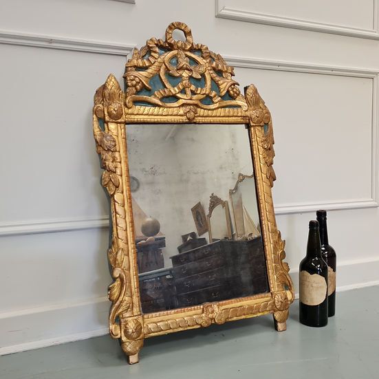 Antique French Marriage Mirror C1790 Free Delivery Eng/Wales photo vinterior