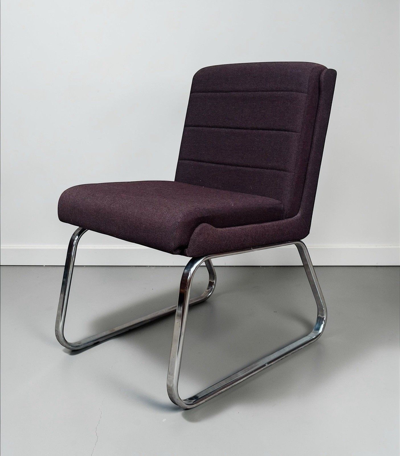 Gordon Russell Chrome And Fabric Lounge Chair Easy Chair Mid Century C1970s Rare photo vintage