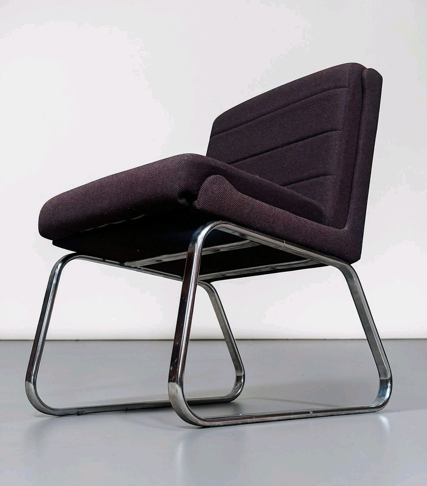 Gordon Russell Chrome And Fabric Lounge Chair Easy Chair Mid Century C1970s Rare photo furniture