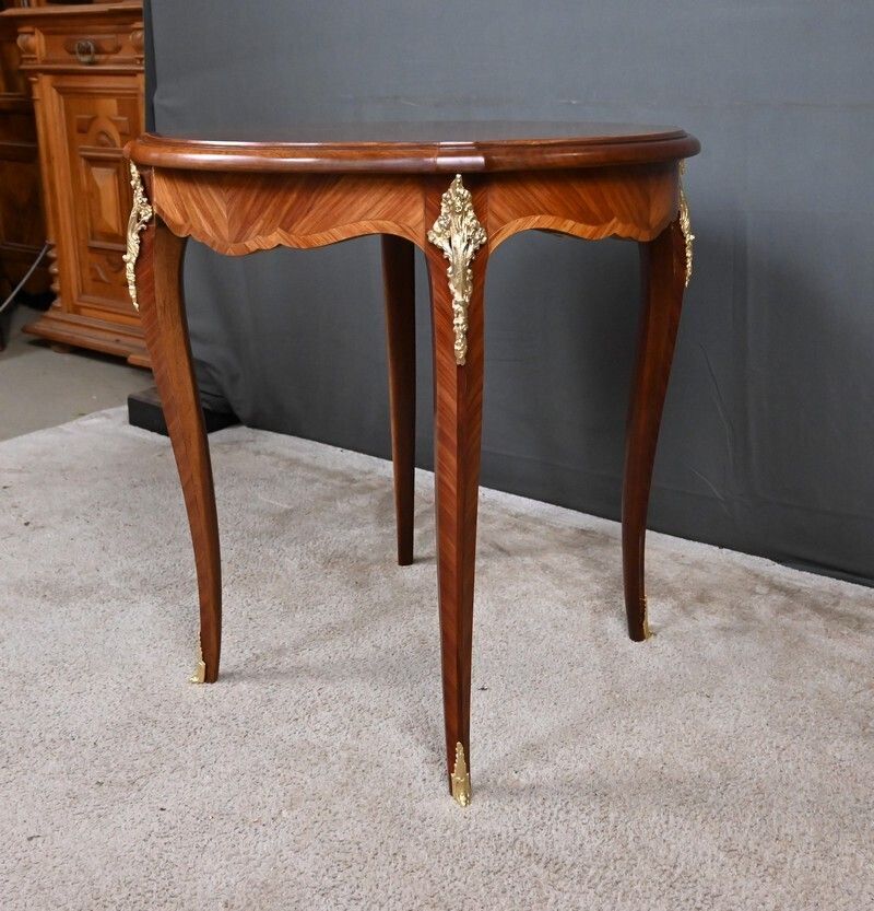 photo buy Louis XV Style Marquetry Coffee Table – Mid 20th Century