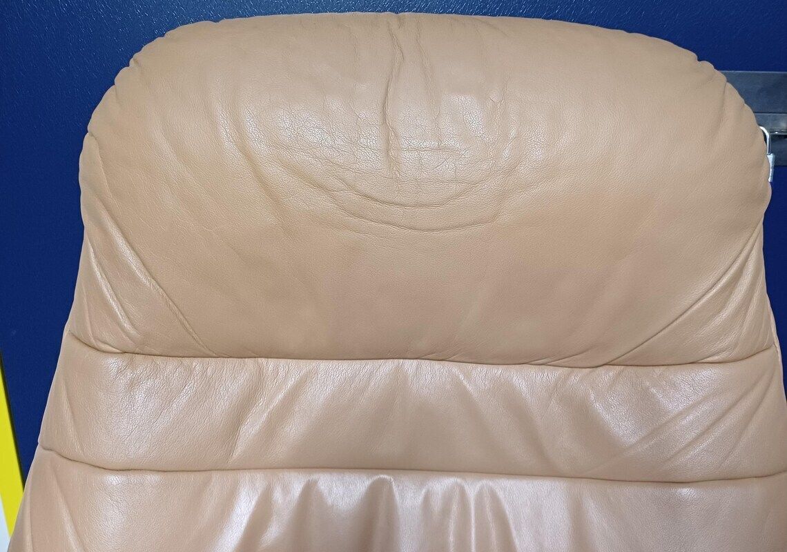 Ekornes Stressless Tan Leather Recliner Armchair And Footstool   Free Delivery Within 50 Miles, Further Afield At Cost. photo buy