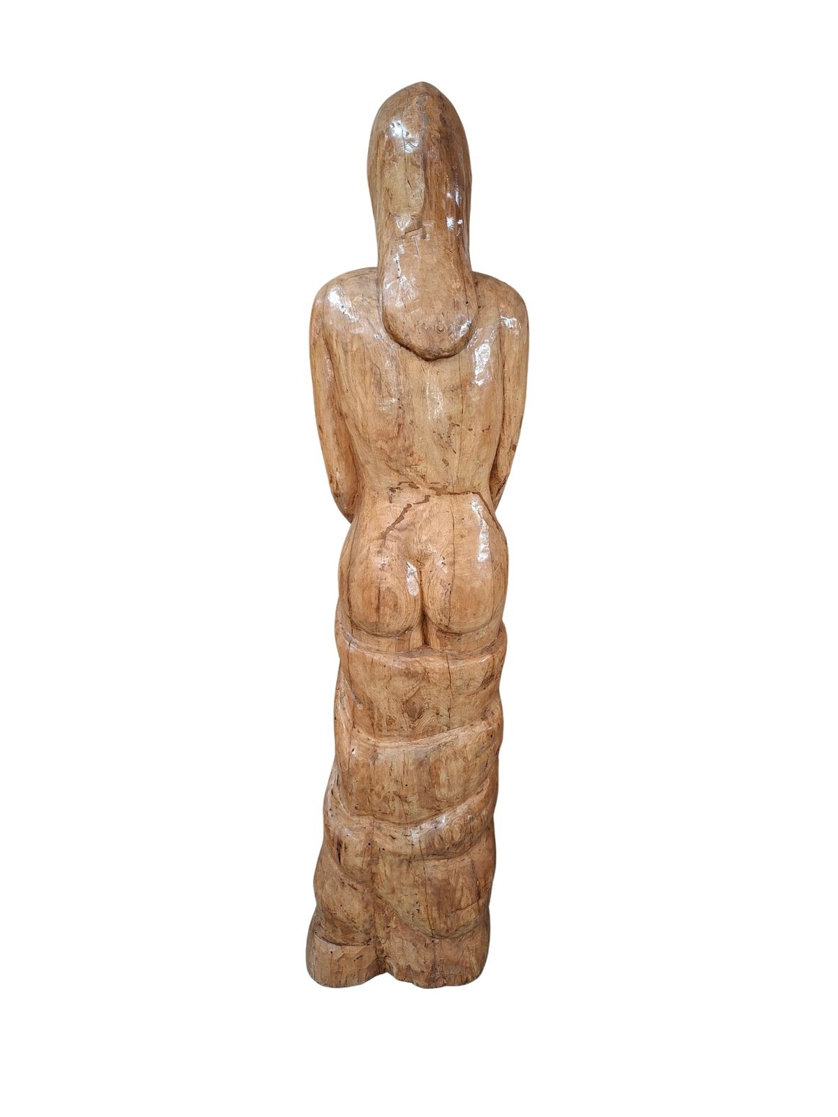 photo furniture Importante Scultura Lignea Del XX Secolo Nudo Femminile '40