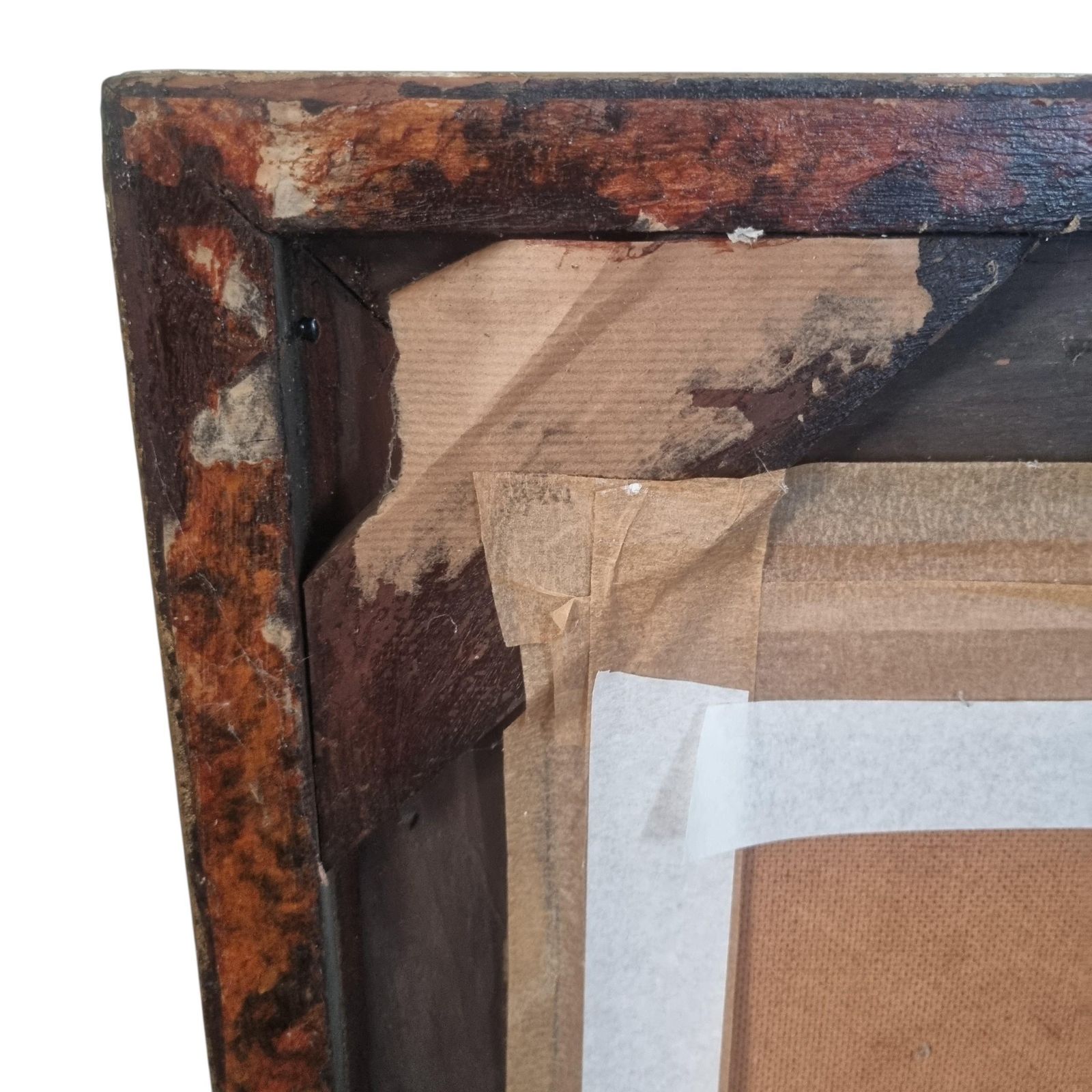 photo for sale Large Fine Quality Antique Wood And Gold Gilt Mirror