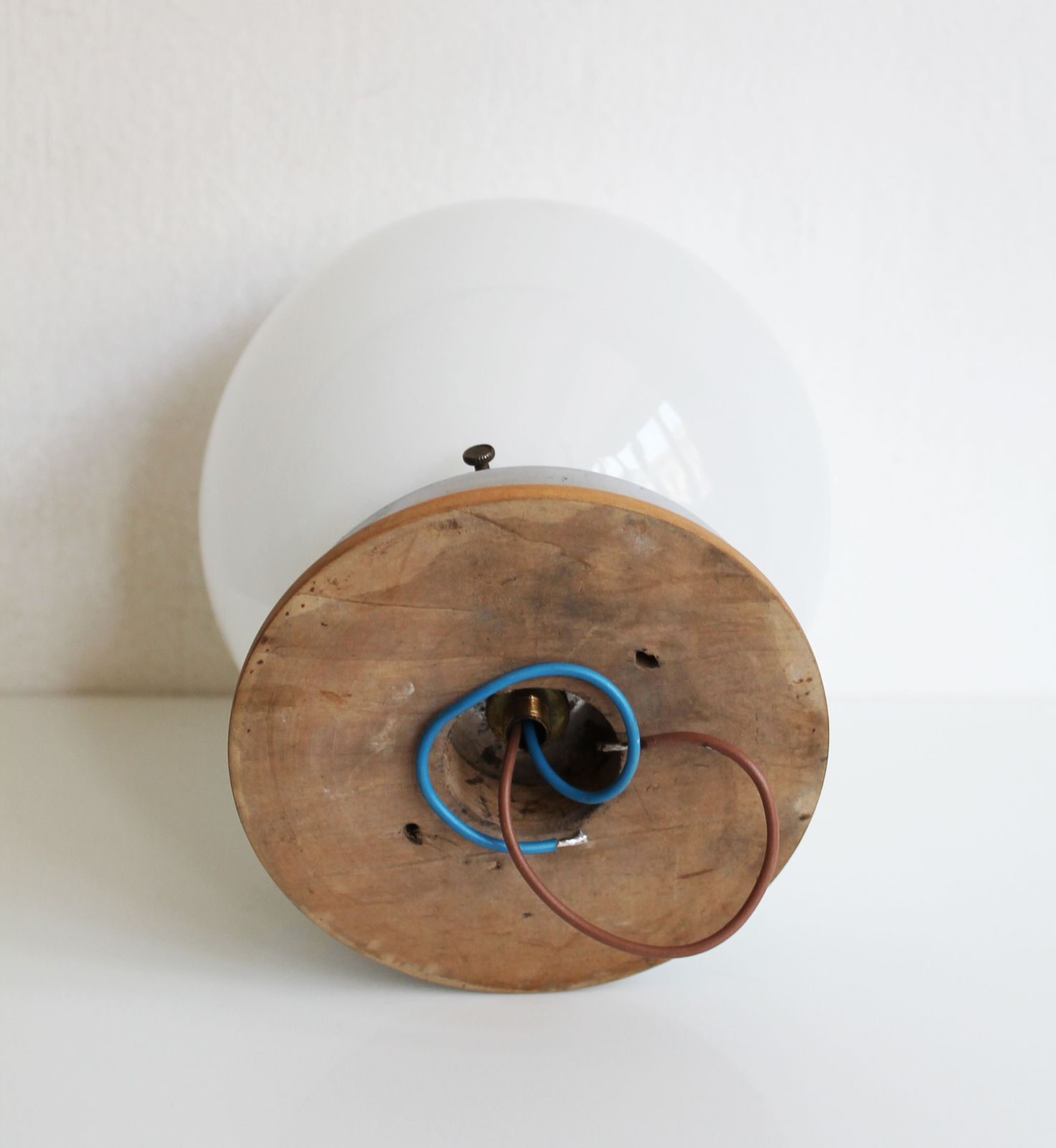 photo buy Pair Of 1930s Modernist Ceiling Or Wall Lights With Milk Glass Globes