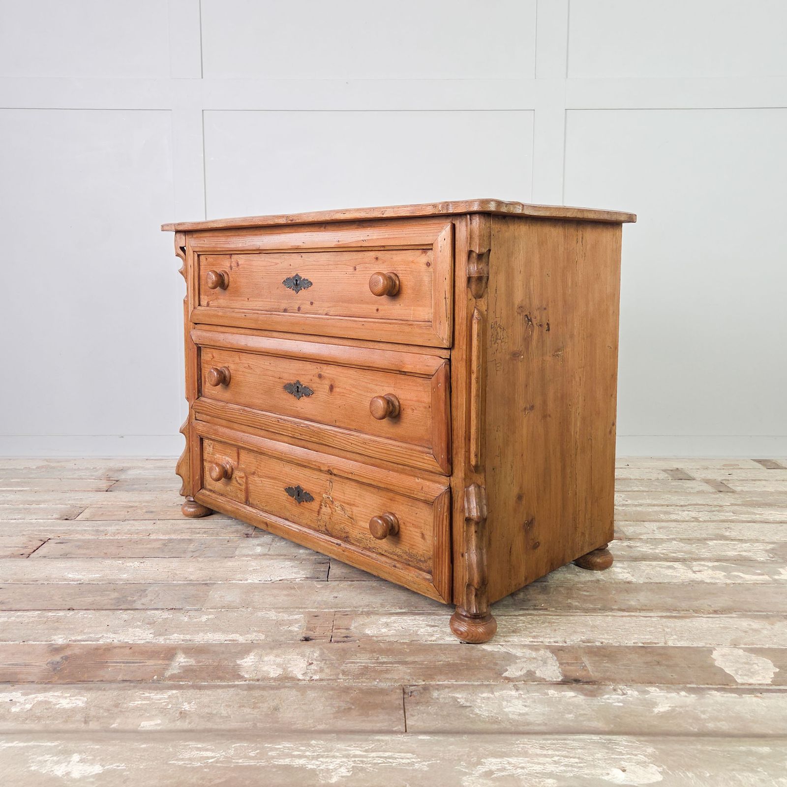 Antique Pine Chest Of Drawers Country Style photo vinterior
