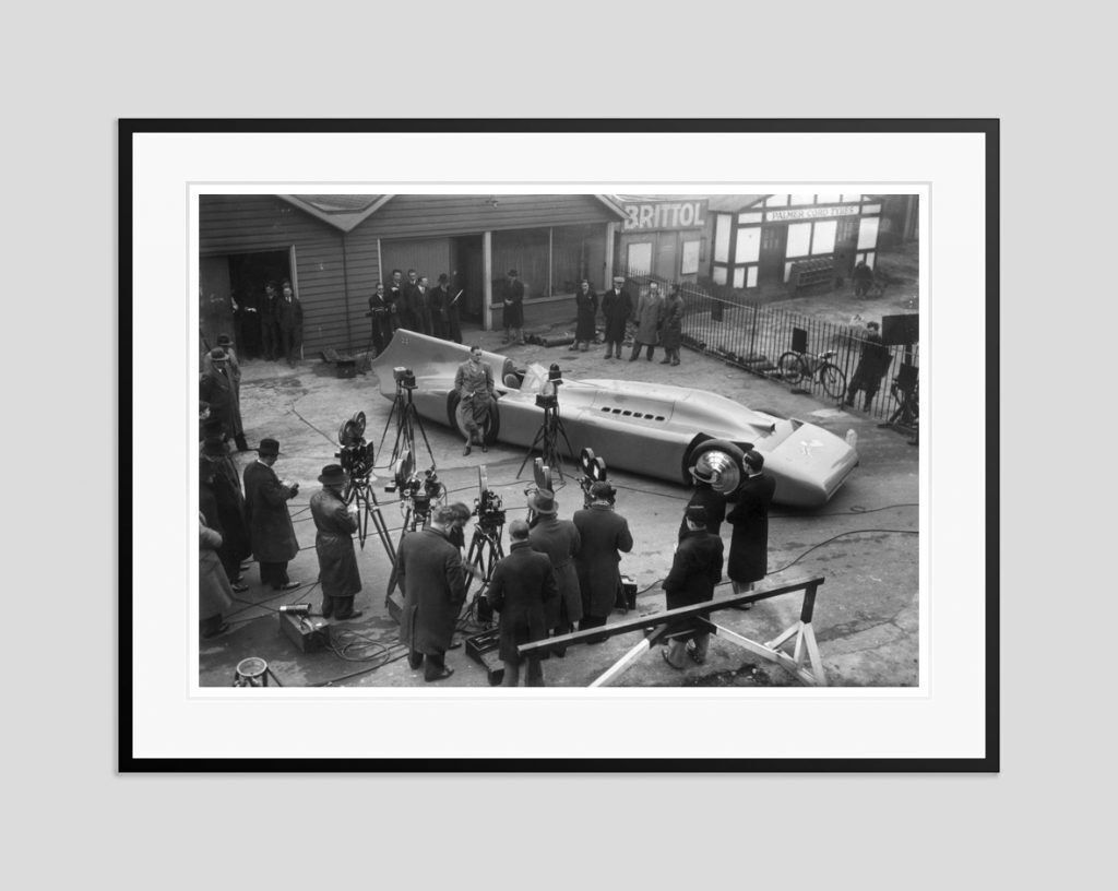 'Famous Bluebird' 1935 Oversize  Print Framed In Black