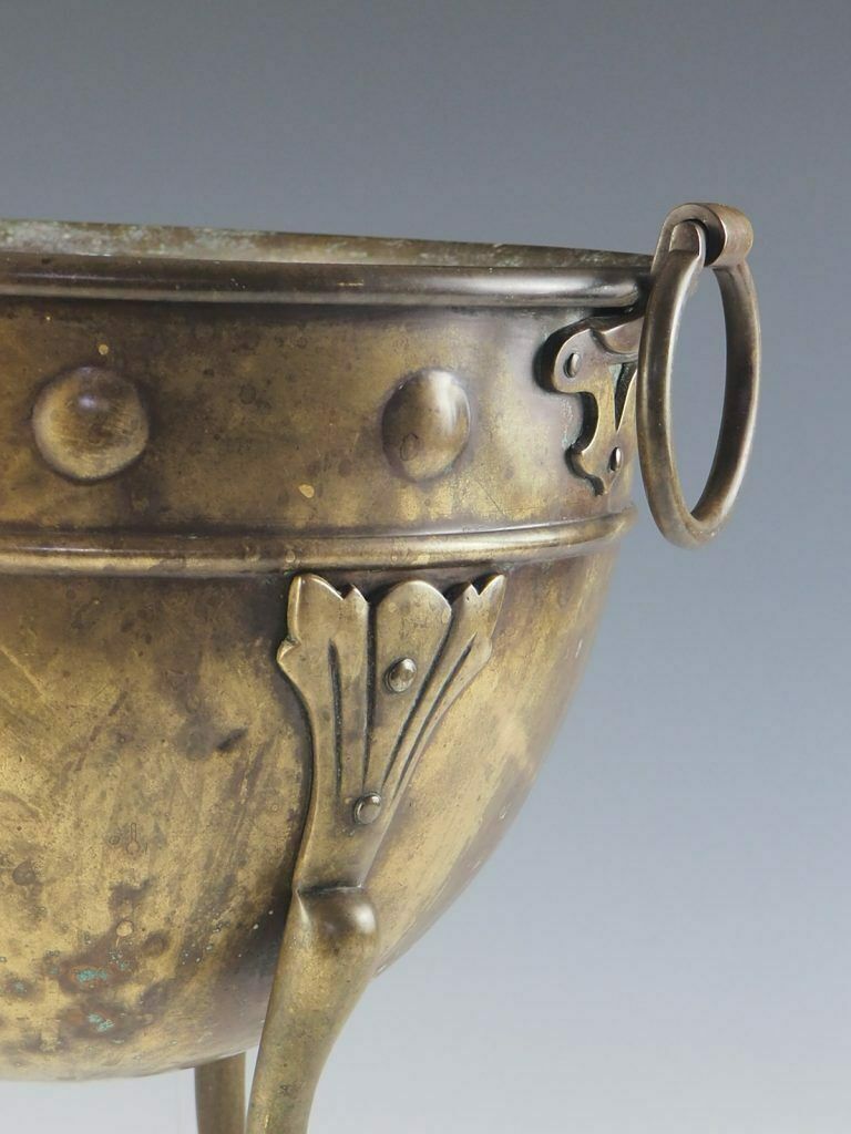 Brass Arts And Crafts Jardiniere By Henry Loveridge photo vinterior