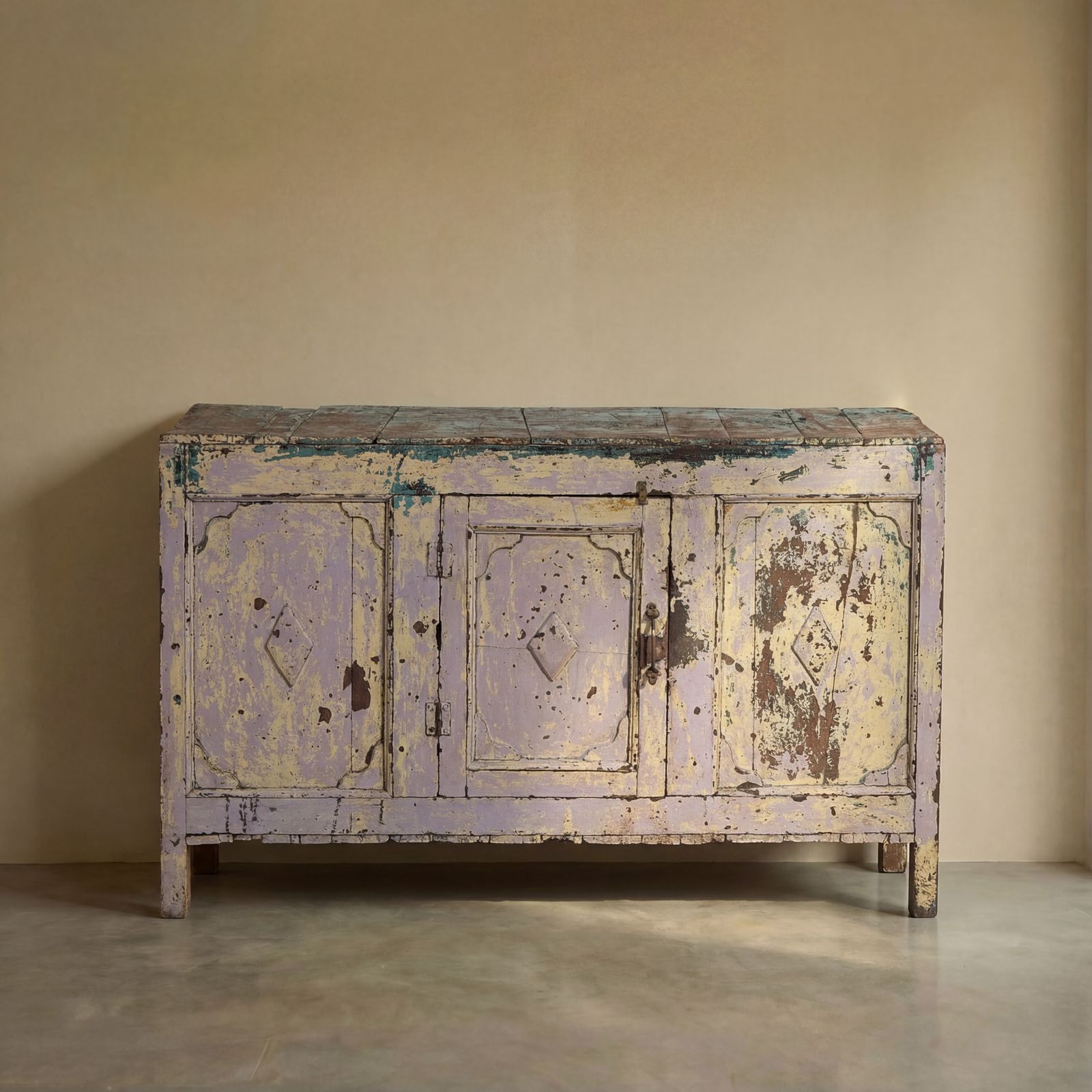 Linae Indian Glass Cabinet