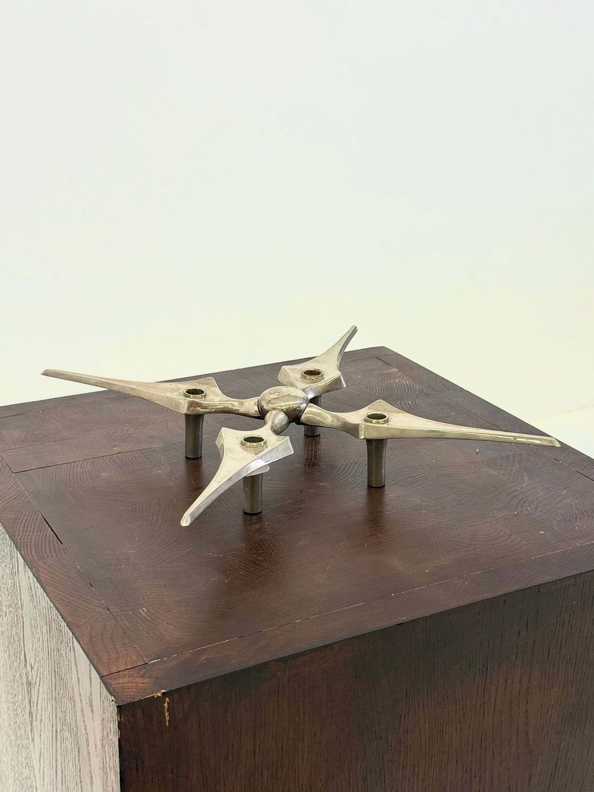 Nagel Star Shaped Candlestick By Fritz Nagel And Caesar Stoffi photo Home Decor