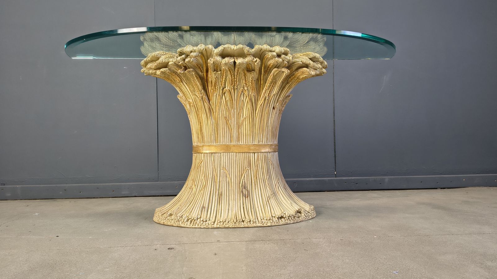 Furniture Sheaf Of Wheat Console By Franco Chelini, 1970s photo