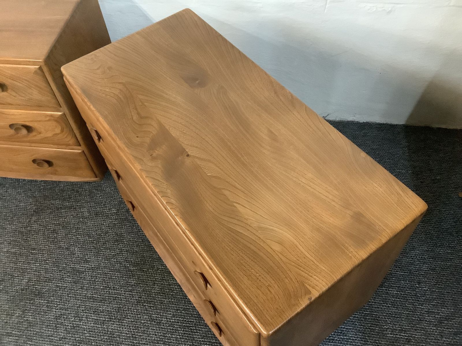 Matching Trio Of Ercol Windsor Chest Of Drawers. photo buy