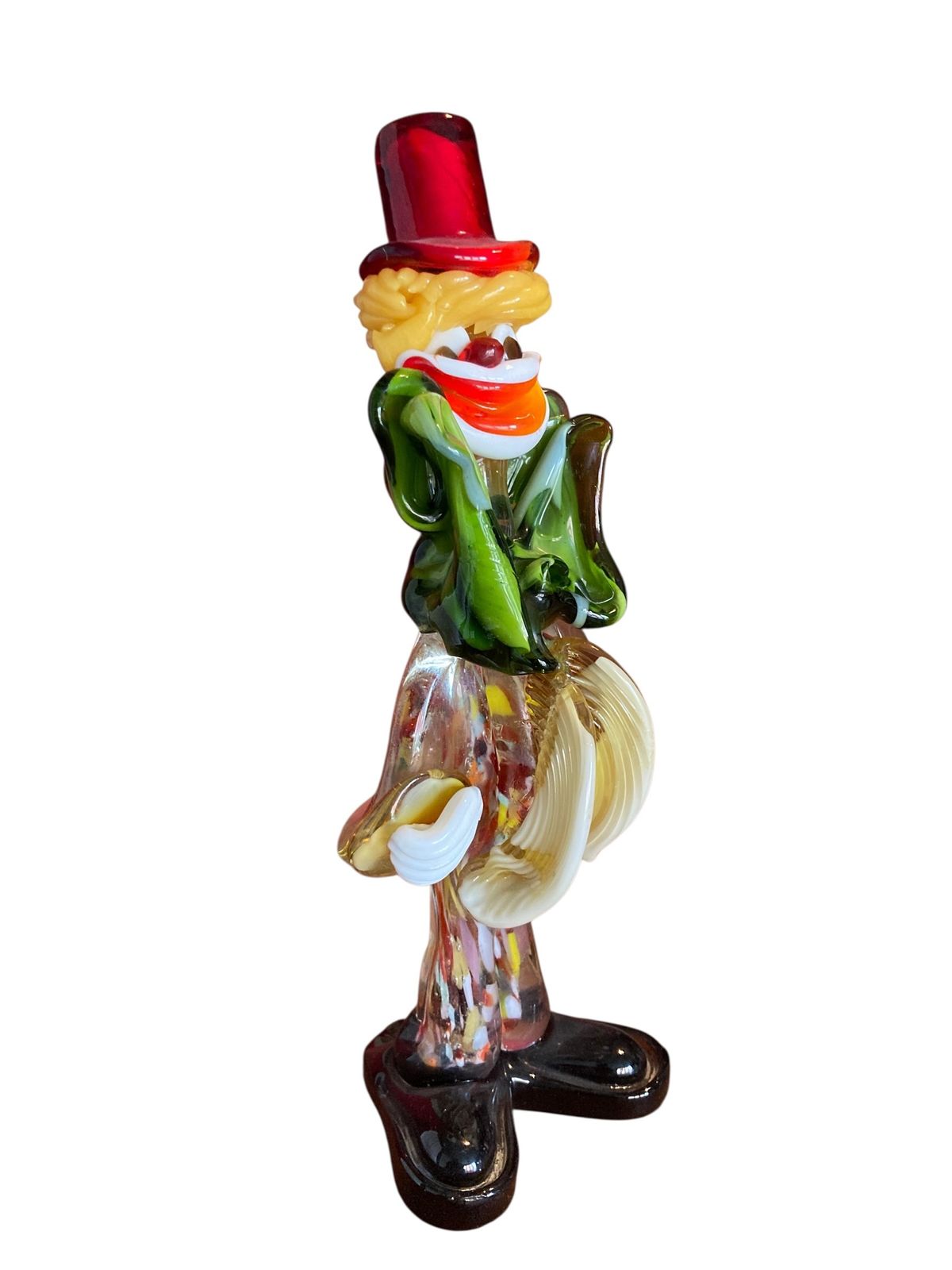 Murano Glass Clown Figurine Mid Century photo Home Decor