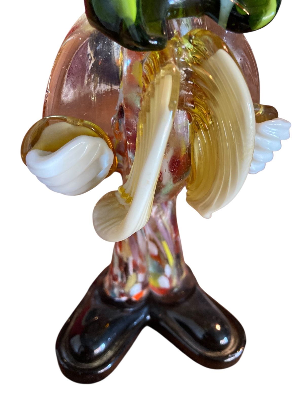Murano Glass Clown Figurine Mid Century photo 145.0