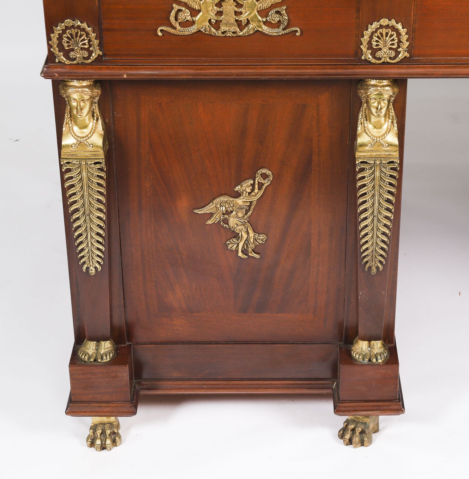 Antique French Empire Ormolu Mounted Desk 20th Century photo Furniture