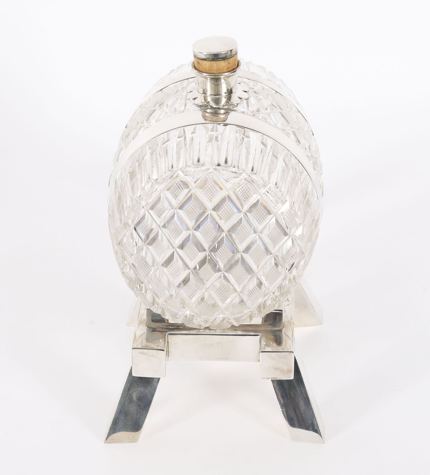 Home Decor Antique  Crystal Barrel Decanter Mappin & Webb 19th C photo