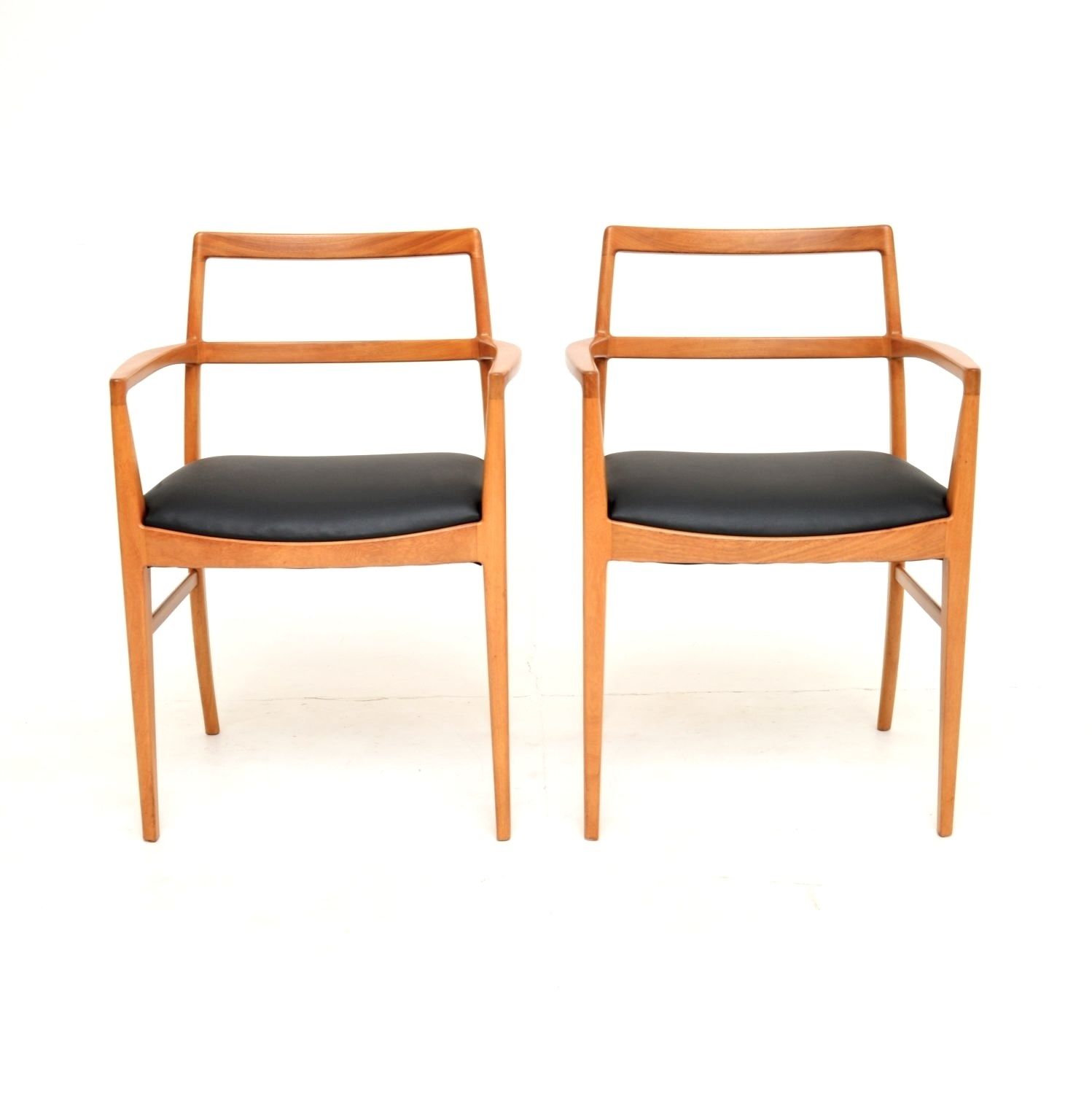 Pair Of Vintage Danish Armchairs Designed By Arne Vodder photo furniture