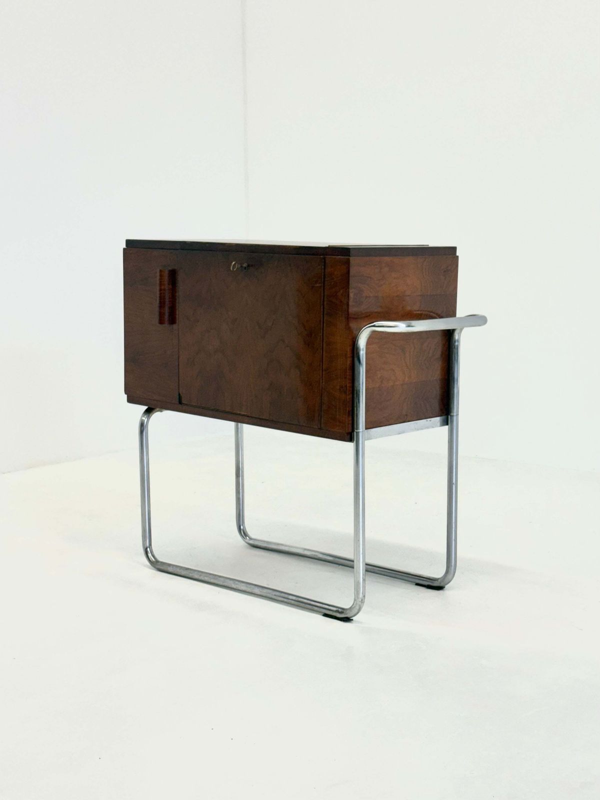 Italian Walnut Bar Cabinet By Cova Milano photo buy