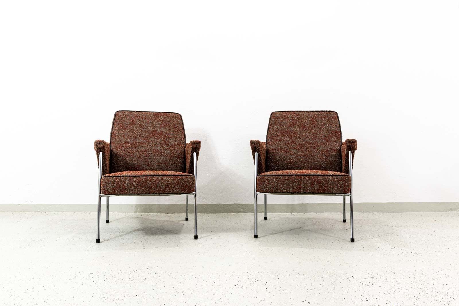 Vintage Armchairs “Bat” Poland, 1960’s, Set Of 2 photo for sale