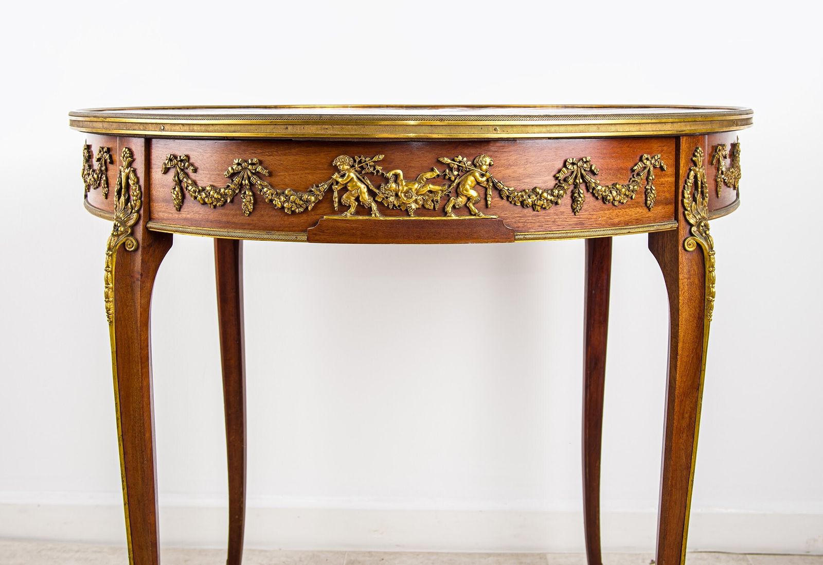 Antique French Gilt Bronze (Ormolu) Mounted Centre Table In The Manner Of François Linke, C.1900 photo 1500.0