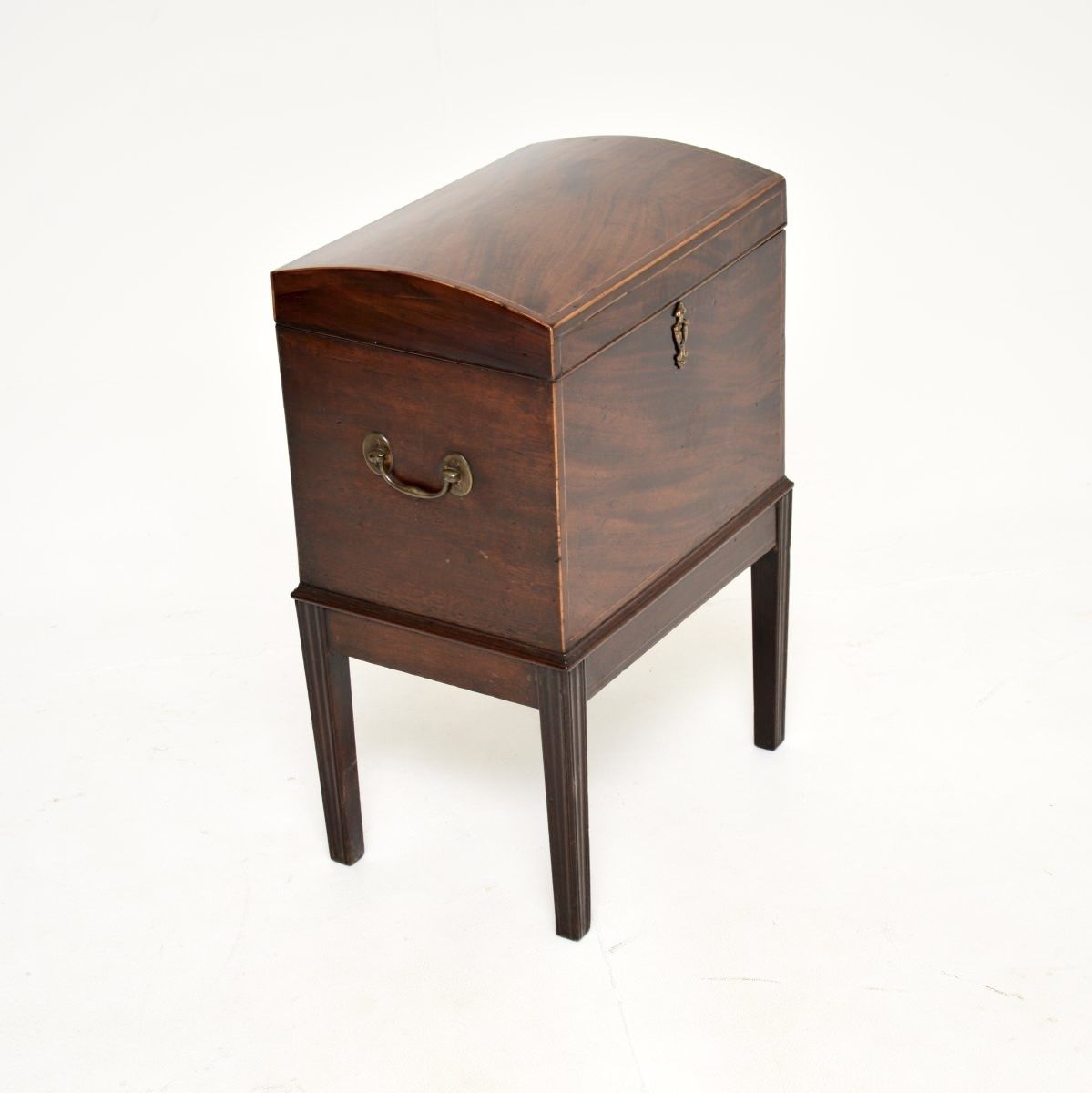 Antique Georgian Period Inlaid Mahogany Cellarette / Wine Cooler By Gillows photo buy