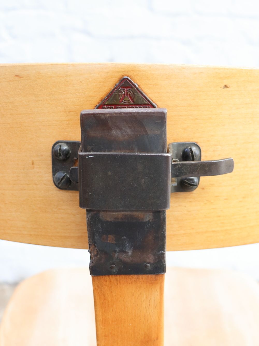 Furniture Beautiful Vintage German Federdreh Office Chair photo