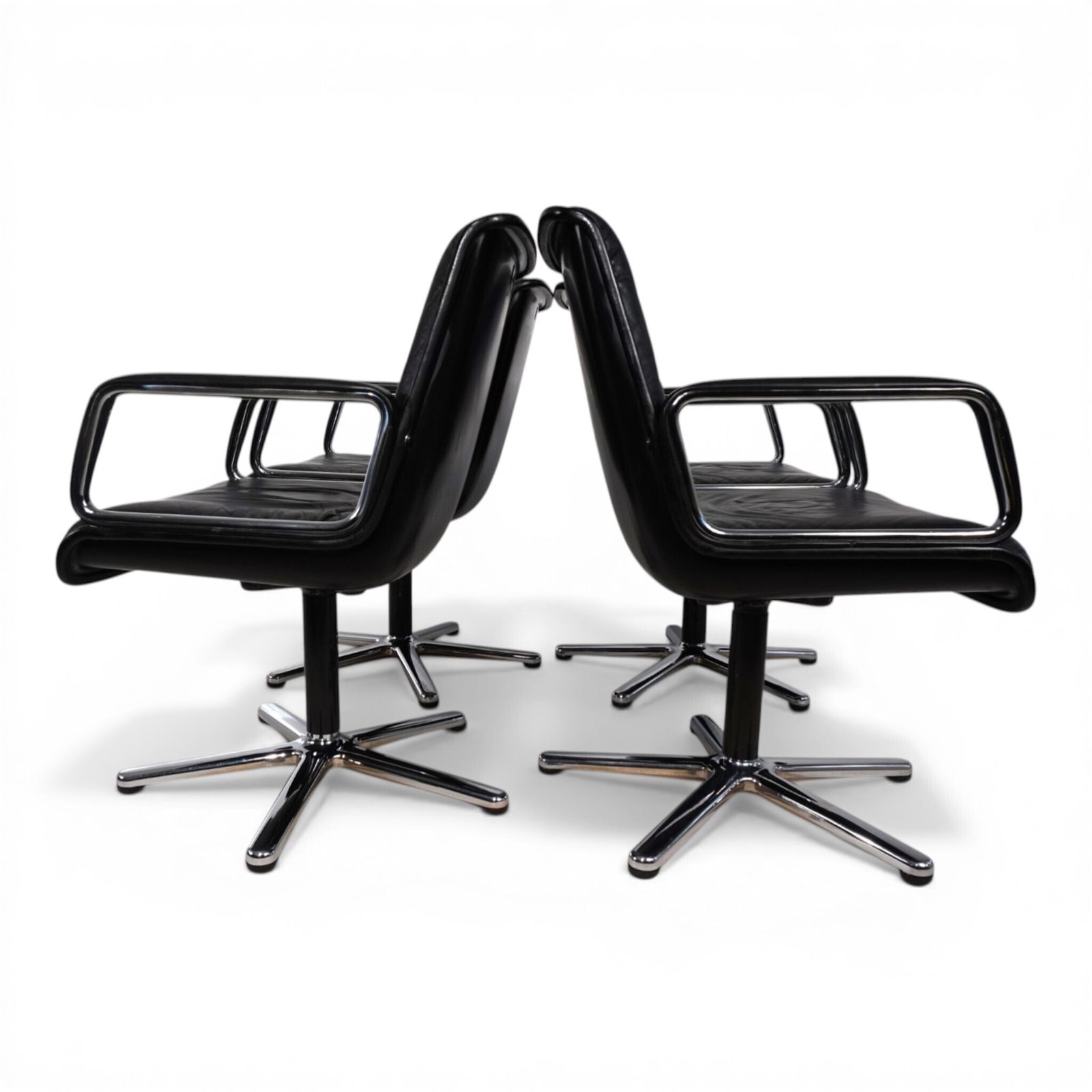 Set Of 4 Wilkhahn Delta Swivel Chairs By Delta Design, 1970 photo buy