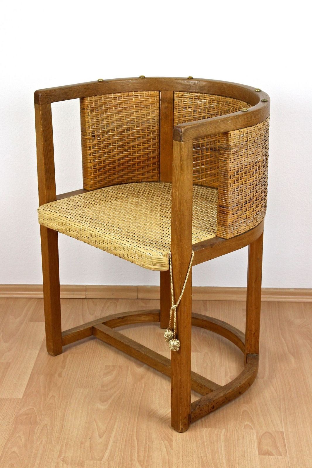 Furniture 20th Century Art Nouveau Armchair Mod. 1307 By Prag Rudniker, Austria Ca. 1903 photo