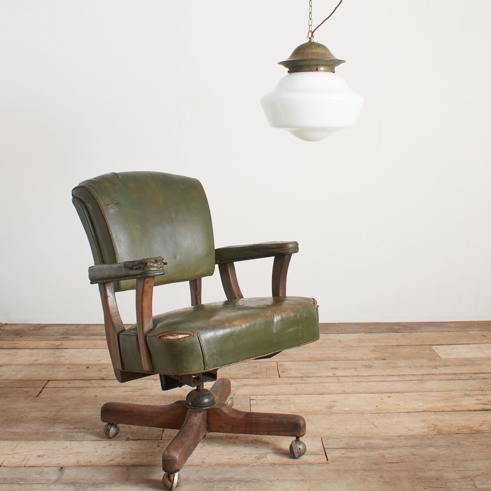 Antique Church Opaline Glass Pendant Light – Am photo buy