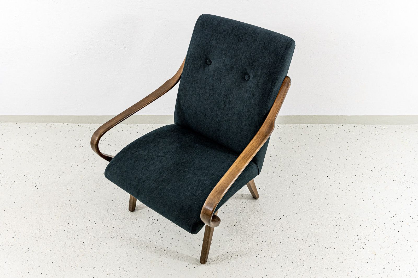 Vintage Armchair By Jaroslav šmídek For Ton, Czechoslovakia, 1960's photo for sale