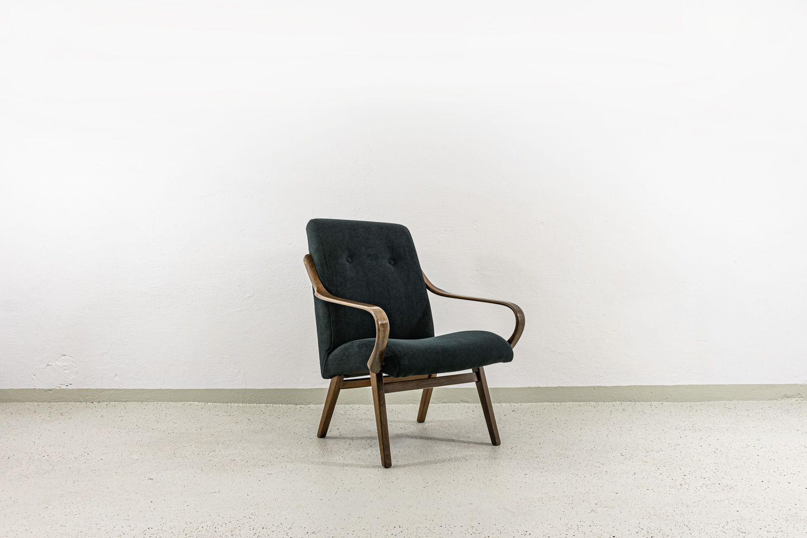 Vintage Armchair By Jaroslav šmídek For Ton, Czechoslovakia, 1960's photo buy