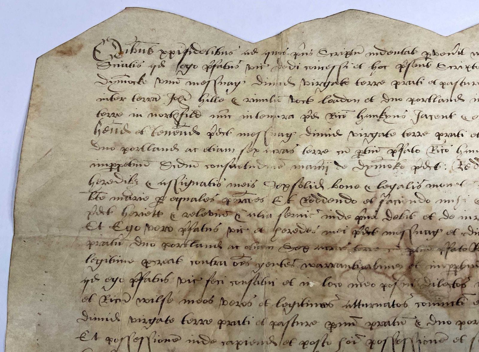 1565 Elizabethan Royal Court Archive: Land Charter Signed By Walter Devereux, 2nd Viscount Hereford photo furniture