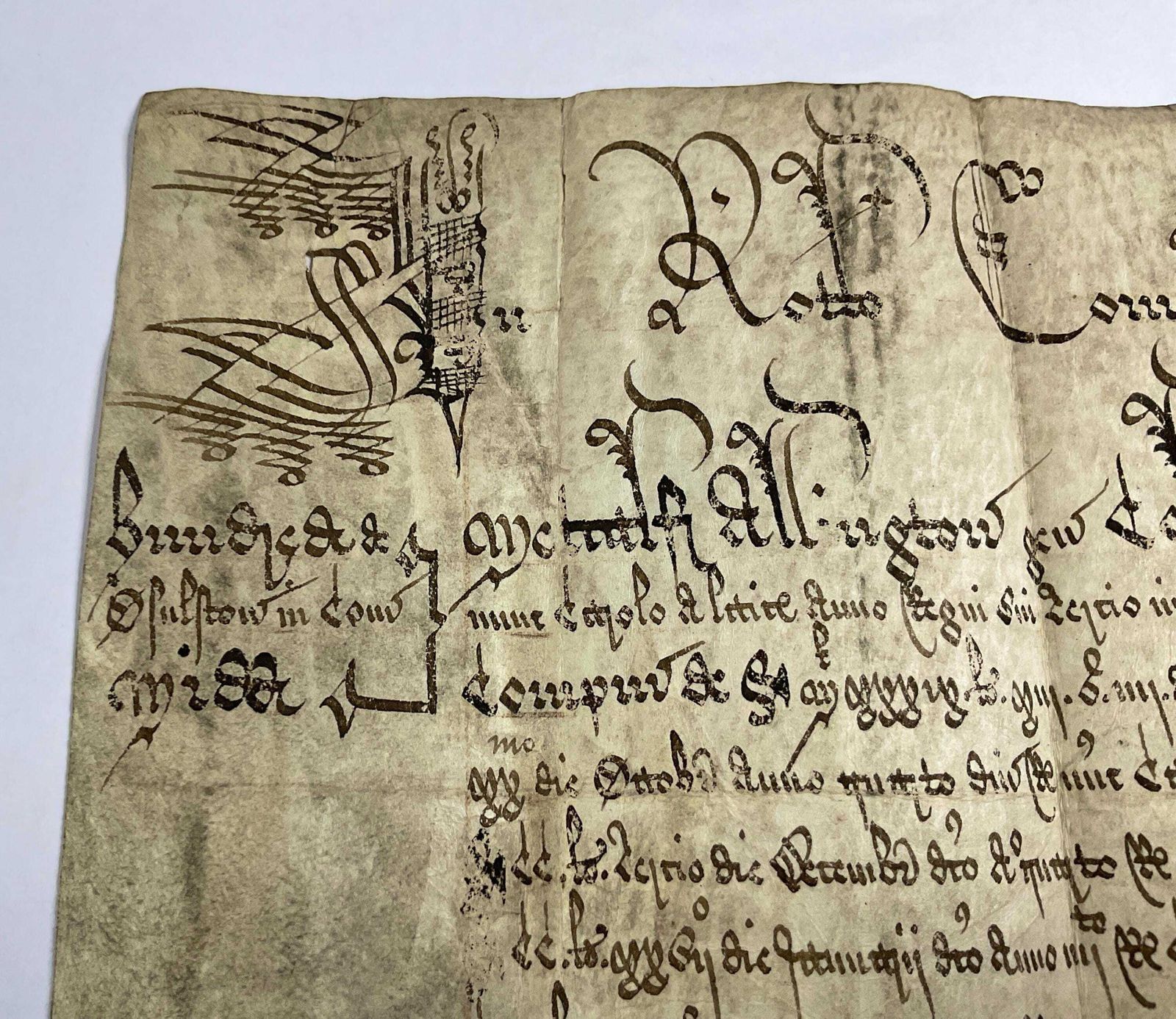Charles I Vellum Deed – Metcalfe Allington Of Hoxton (1575 1618) Estate Archive – Shoreditch History photo furniture