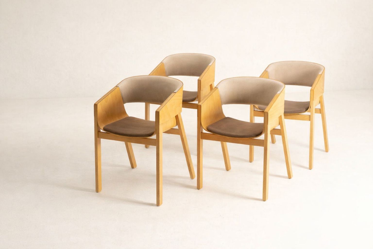 Set Of 4 Armchairs Merano, Alex Gufler, 2010s, Czech Republic