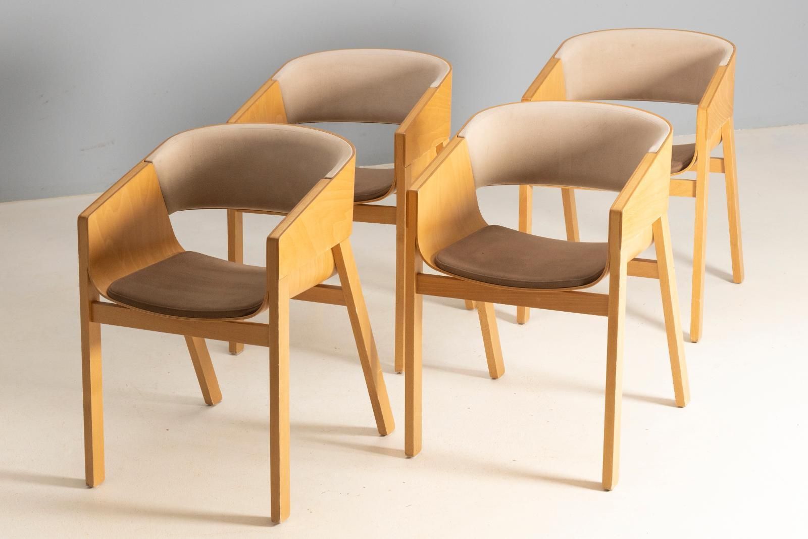 Set Of 4 Armchairs Merano, Alex Gufler, 2010s, Czech Republic photo vinterior