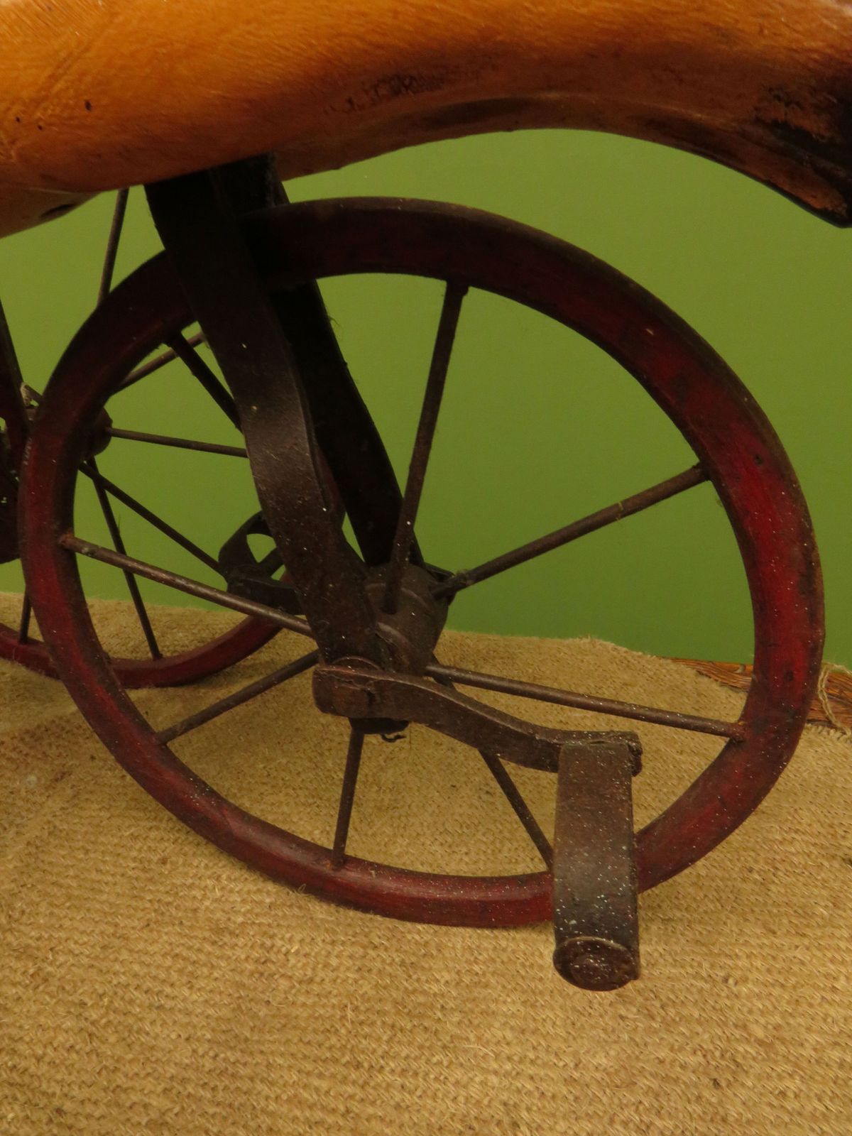 Antique Style  French Horse Velocipede Tricycle photo vinterior