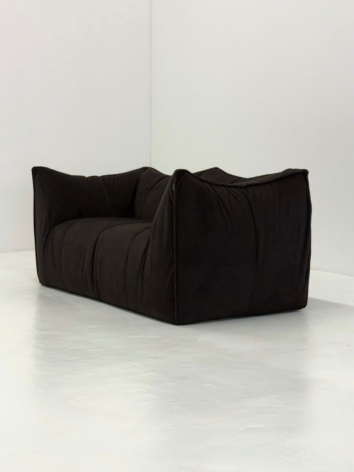 Vintage Bambole Sofa In Dark Brown By Mario Bellini For B&B Italia photo for sale
