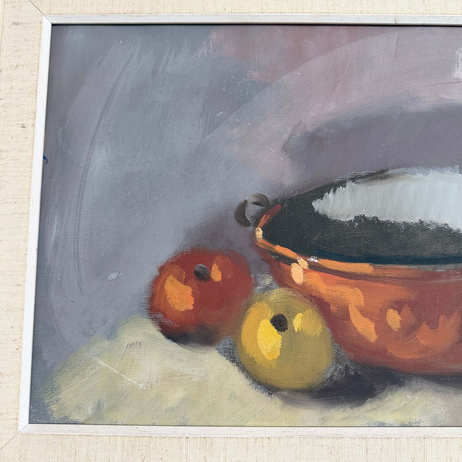 Nordic Still Life. Large Vintage Swedish Oil Painting By Kurt Rosander photo Art