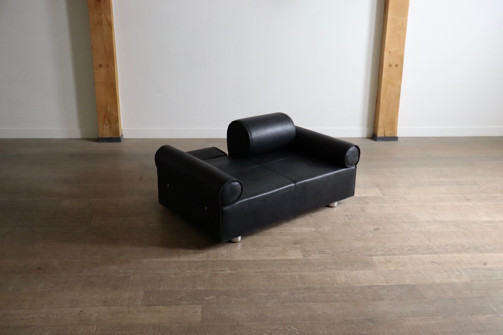 Marzio Cecchi Sofa Daybed In Buffalo Leer, Italië Jaren 1970 photo Meubels