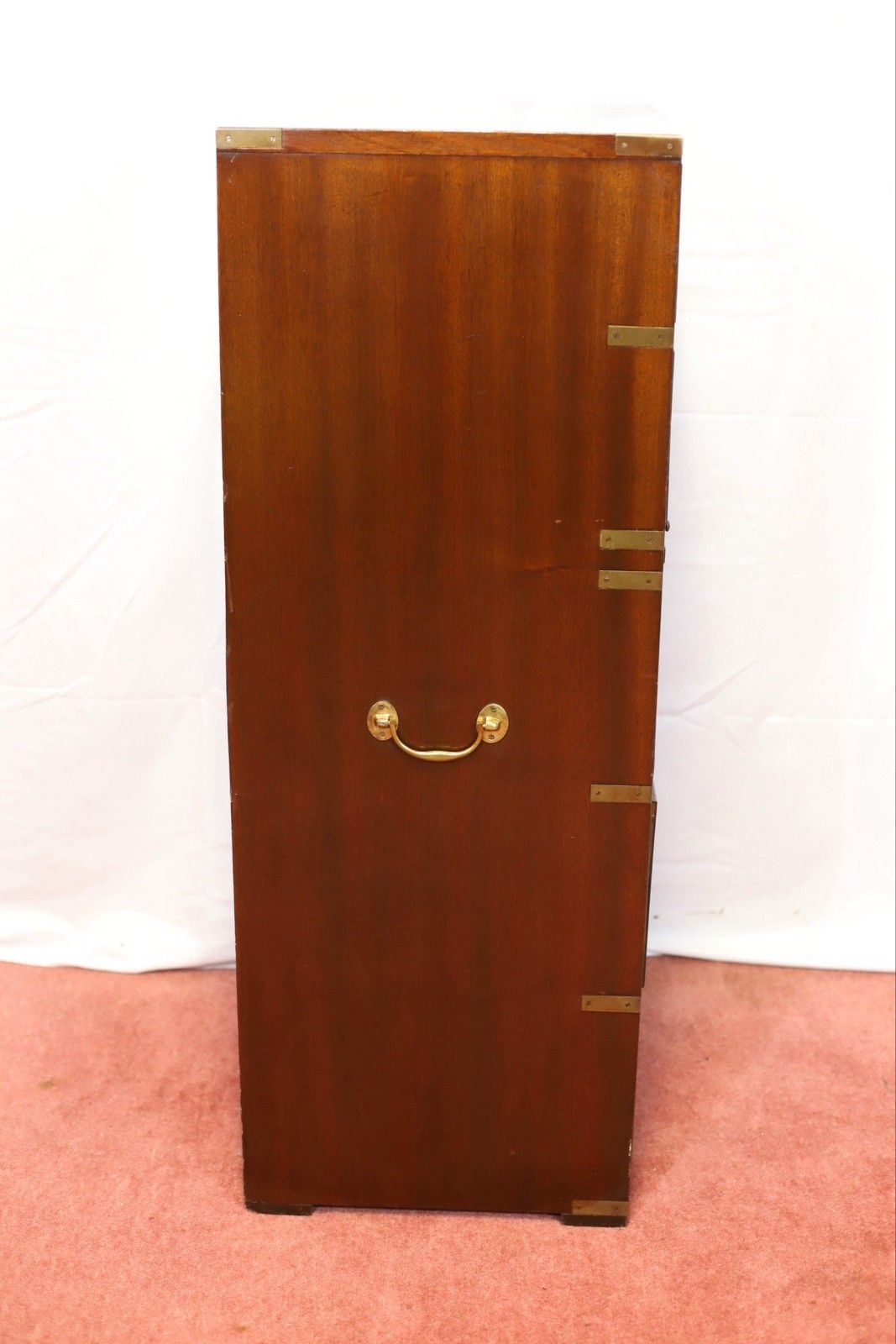 photo furniture Lovely 1960 Military Campaign Style Chest Of Five Drawers