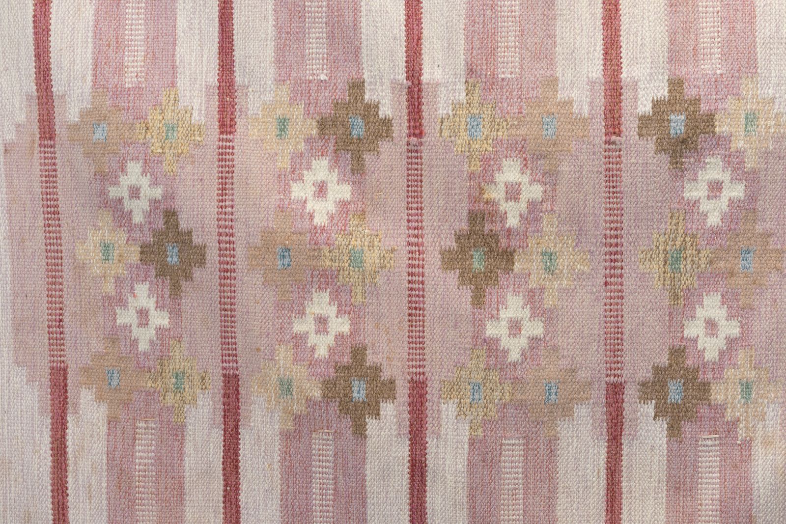 Swedish Kilim In Tones Of Red, 1960s photo furniture