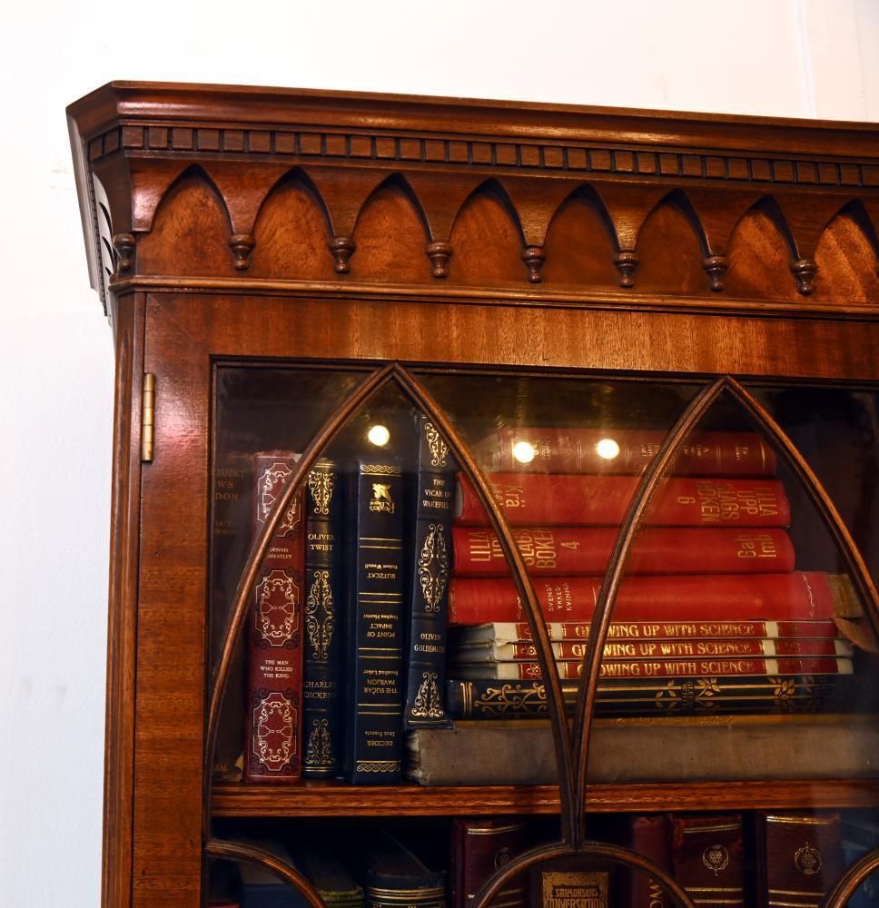Georgian Revival Bookcase Mahogany By Bevan And Funnell 1910 photo for sale
