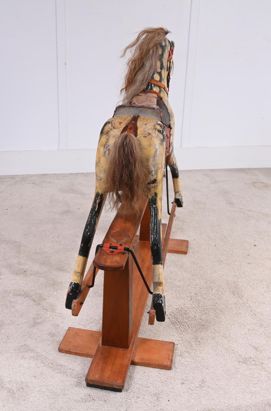 photo furniture Antique Wooden Rocking Horse Children Toy