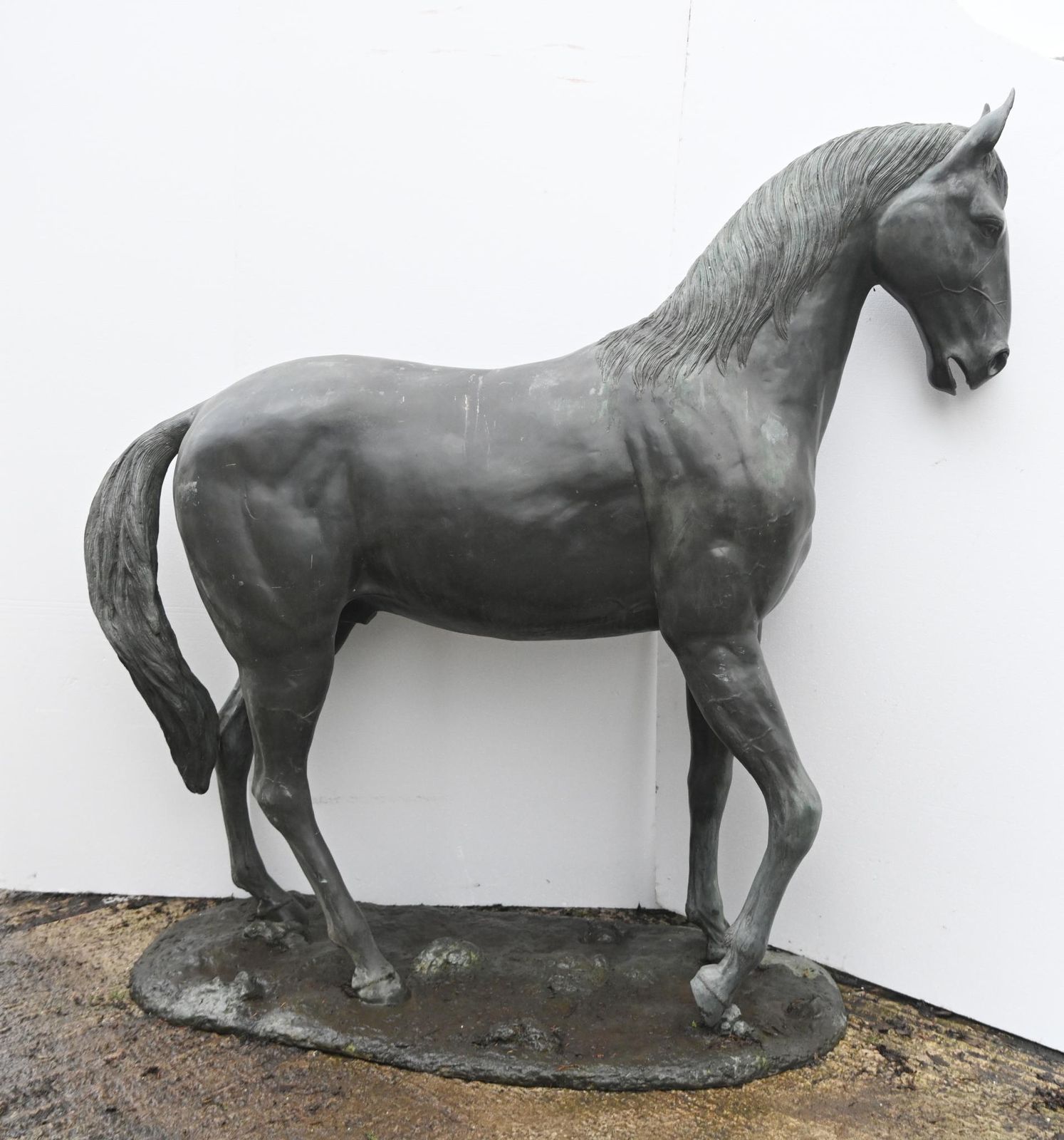 Lifesize Bronze Horse Statue Garden Equestrian Sculpture