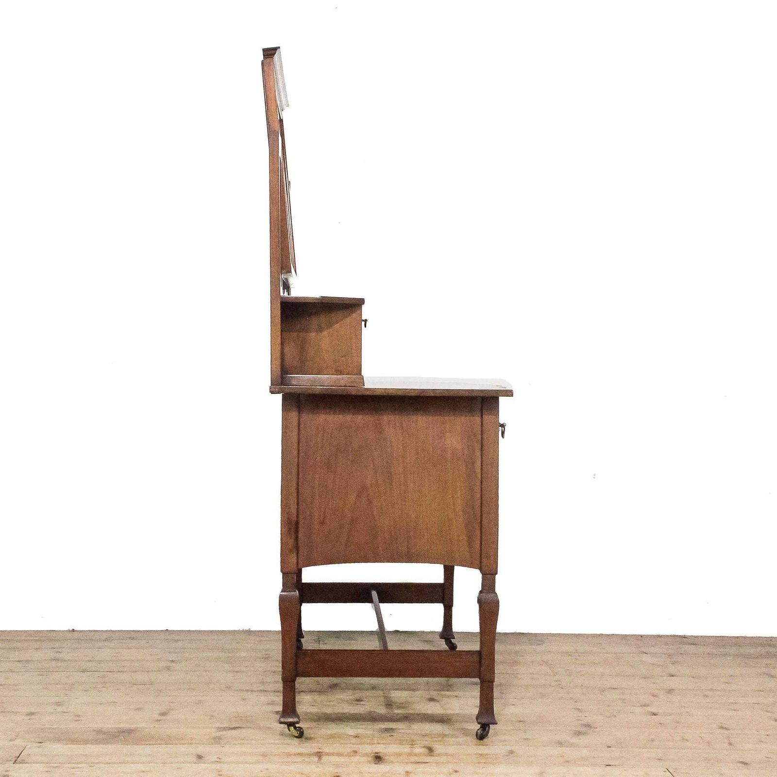 Antique Edwardian Mahogany Dressing Table | Dressing Room Furniture | Antique Storage | Dresser Tables (M 6732) photo vintage
